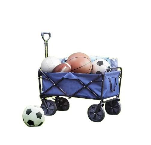 Buy cheap 2 Cup Holders Outdoor Folding Wagon Shopping Use Collapsible Utility Cart from wholesalers