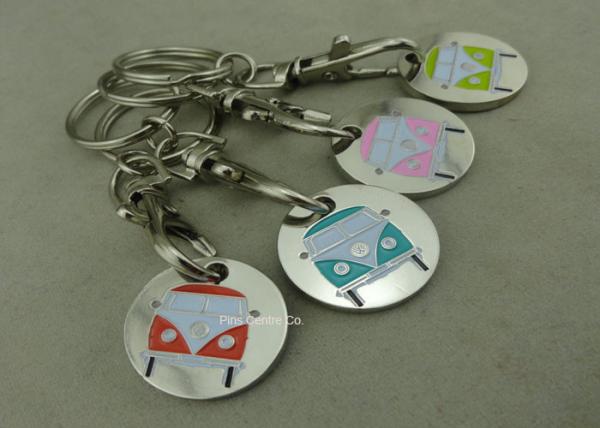 Buy cheap Custom Supermarket Shopping Token , Iron Stamped Trolley Coin Token from wholesalers