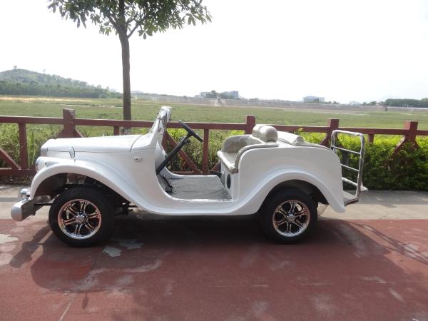Buy cheap 2 Passenger White Classic Vintage Cars 220V Glass Reinforced Plastics from wholesalers