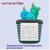 Buy cheap Customized Silicone Non Toxic Light Switch Cover Stickers from wholesalers