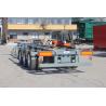 Buy cheap 40FT 45FT Skeletal Shipping Semi Trailer Cargo Transport Trailer 1310mm Wheel Base from wholesalers