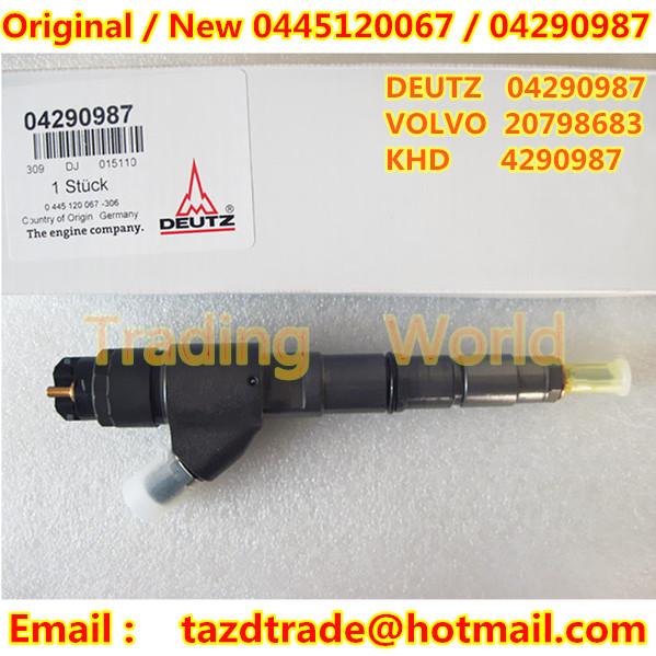 BOSCH Original Injector 0445120067 / 04290987 / 20798683 /4290987 for DEUTZ /