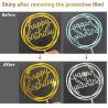 Buy cheap Birthday Cake Topper Set, Double-Sided Glitter, Acrylic Happy Birthday Cake Toppers/Cupcake Toppers, Birthday Decor from wholesalers
