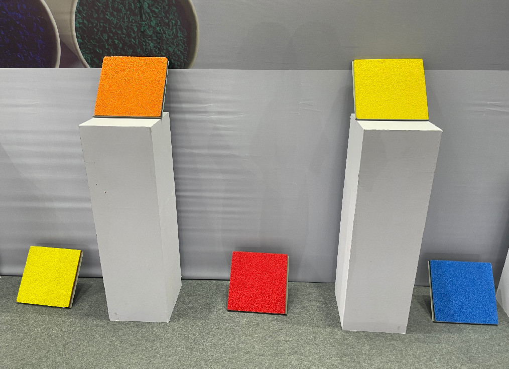 Natural Rubber Sgs Prefabricated Running Track Rolls
