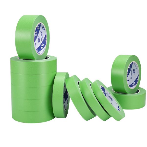 Buy cheap 110-120 Micron Green Adhesive Washi Masking Tape Waterproof Colorful 5mm from wholesalers