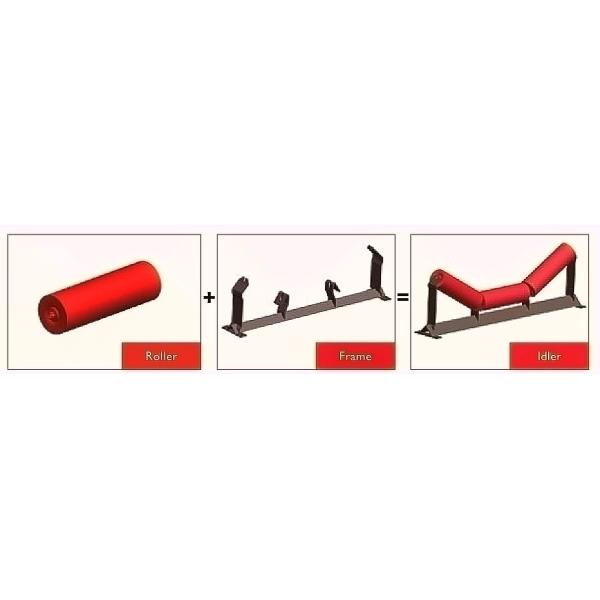 Conveyor Spare Sparts 35 Degree Groove Angle Roller Idler Frame Trough Model