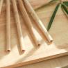 Buy cheap Natural Bamboo Raw Material Organic Fiber Straw With Cleaner 19cm from wholesalers