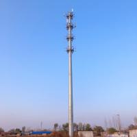 Buy cheap Mobile Phone Communication 35M Steel Monopole Tower product