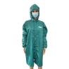Buy cheap Workshop 5mm Stripe Dust Free ESD Uniform Coat With Hood from wholesalers