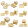 Buy cheap 500ml natural 2-grid corn starch food storage container can carry a lunch box from wholesalers