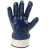 Buy cheap Blue Chemical Resistant Nitrile Gloves Waterproof Work Gloves Oil Resistant from wholesalers