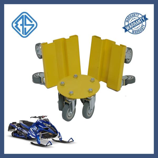 Buy cheap Steel Rust Resistant 1500LBS Snowmobile Dolly Set Ski PVC Rotating Castors from wholesalers
