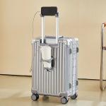 Luggage Multi Functional Aluminum Frame Travel Box 20 24 26 Inch Trolley Box