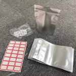 Sliver Heat Sealable Food Storage Mylar Bags With Oxygen Absorbers Sticker