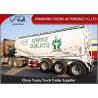 Buy cheap 55 CBM Cement Bulk Trailer Steel Tank Body / Tri Axle Cement Bulk Truck from wholesalers