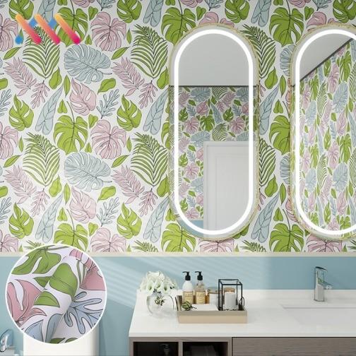 Buy cheap Entry Modern 3D PVC Vinyl 3D Wall Paper Rolls Floral Natural Flower Mural Wallpaper Sticker Waterproof for Home Decoration from wholesalers