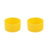 Buy cheap Yellow Striped PP Plastic Screw On Cap Covers Rotating And Sealed Cap For Skin Care from wholesalers