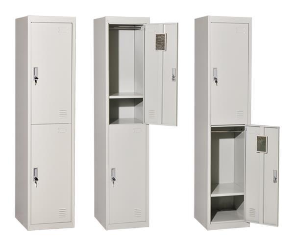 Buy cheap steel locker FYD-G002 will used in swimming pool,two door,with hanger,vent hole from wholesalers