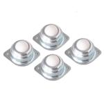 Nylon Castor Wheels Mini DIY Self Adhesive 4 Pieces