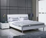 Buy cheap Gray White Color Home Room Furniture / Wooden Bedroom Furniture ISO Certified from wholesalers