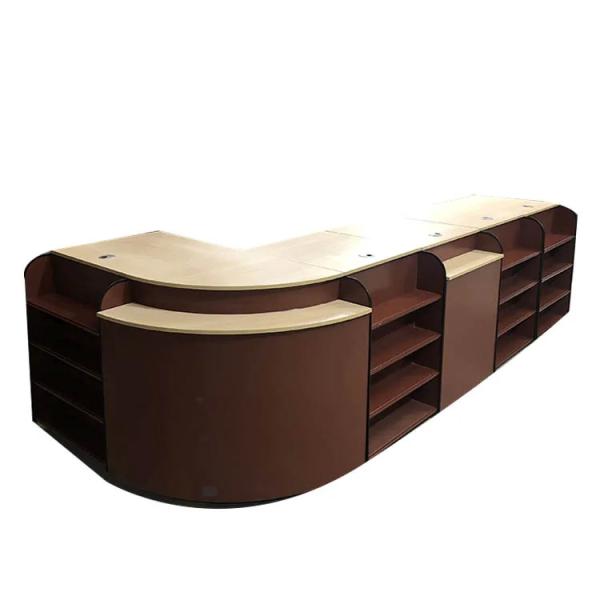 Buy cheap Heavy Duty Grocery Cashier Counter Eco Friendly Checkout Counter from wholesalers