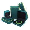 Buy cheap Green Handmade Jewelry Box for Bracelet Necklace Stud Earrings Luxury Ring Hanhong BH2 from wholesalers