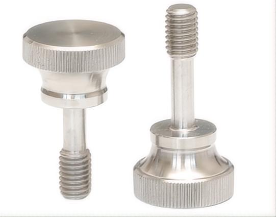 Zinc-Aluminum Coated Machine Thumb Screw with Slotted Flat Knurled Head M3 M4 M5 M6 M8