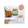 Buy cheap Cylinder 3oz 7oz Mini Amber Glass Candle Jar clear Green Empty Glass Jar for Candle from wholesalers