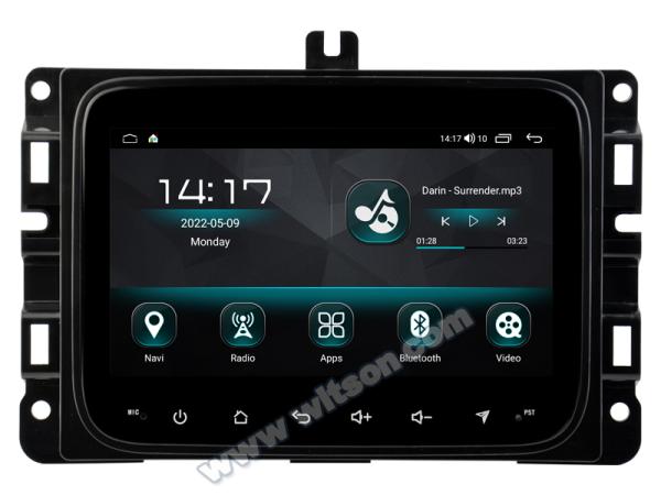 Buy cheap 7" Screen without DVD Deck For Dodge RAM 1500 2017-2018 RAM 2500 RAM 3500 2014-2018 Jeep Cherokee from wholesalers