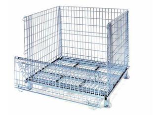 Buy cheap Storage cage wire mesh cage storage cart metal steel storage used in supermarket and wareh from wholesalers