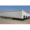 Buy cheap Self dumping Van Box Semi Trailer Curtain Side Truck Trailer with Wabco Relay Valve from wholesalers