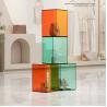 Buy cheap Morden Colorful Acrylic Display Box Custom Design For Window Brand Show from wholesalers