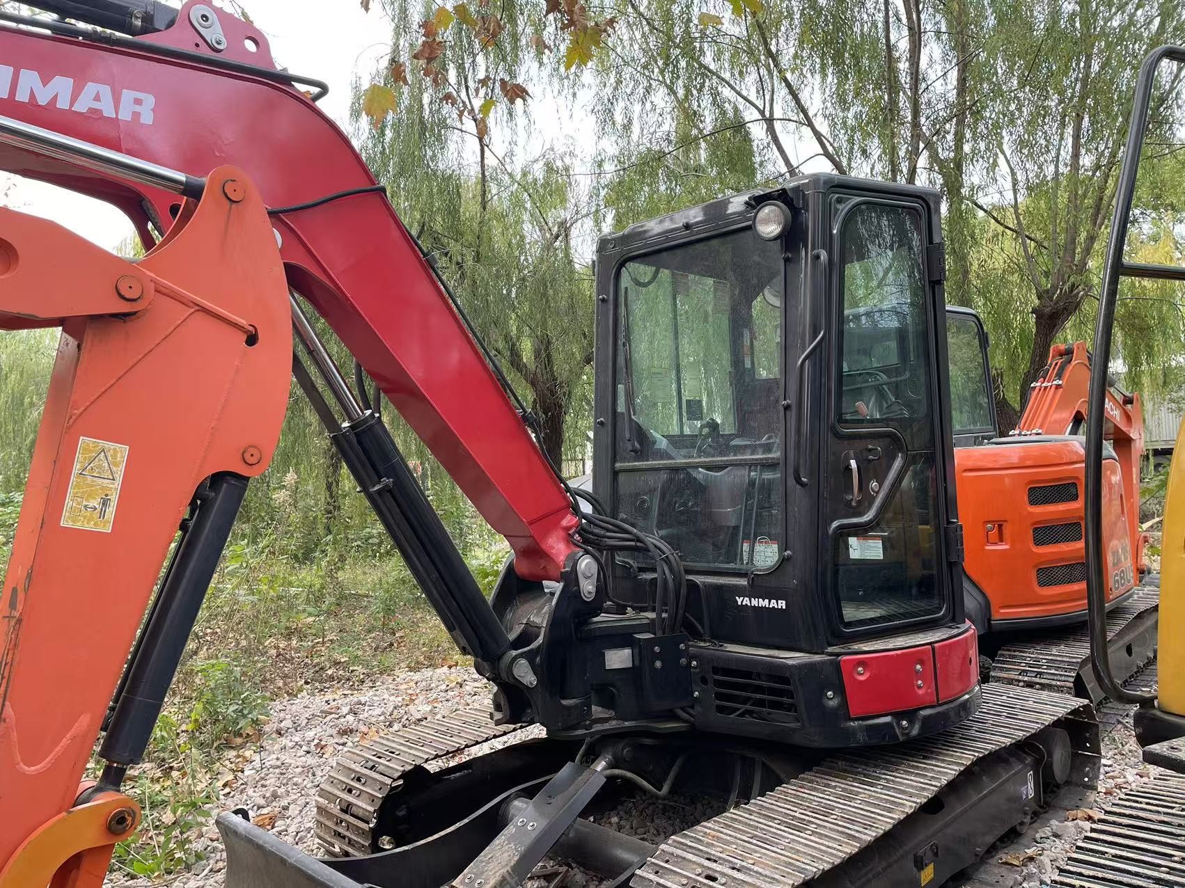 Original Japan Used Yanmar Vio55-5B Mini Excavator With EPA Engine/Used Kubota Mini Excavator For Sale