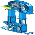 Vertical Heavy Duty Bucket Elevator For Bulk Material Transport
