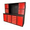 Buy cheap 1.0-1.5mm Thickness Heavy Duty Red Stainless Steel Workbench Tool Cabinets for Workshop from wholesalers