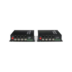 HDTV 4channel 3G-SDI video data converter , single mode fiber types fiber optic