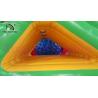 Buy cheap 0.9mm PVC Tarpaulin CE Custom Inflatable Water Toy Green / White Slide For Rental from wholesalers