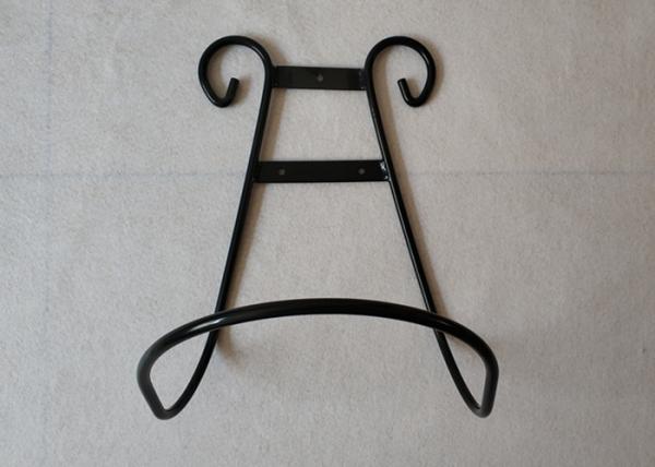 Buy cheap Outdoor Black Wall Mounted Hose Holder High Strength 30kg High Capacity from wholesalers
