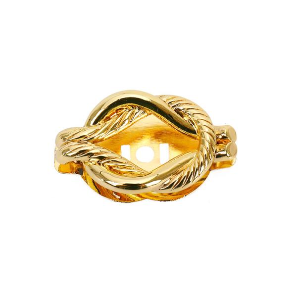 Buy cheap 4cm Handbag Lock Hardware With Double Sided Winding Decoration Gold color from wholesalers
