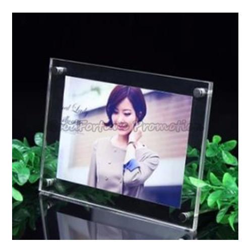 Buy cheap hot Sale promotion customed printed logo Acrylic photo frame gift supplier from wholesalers