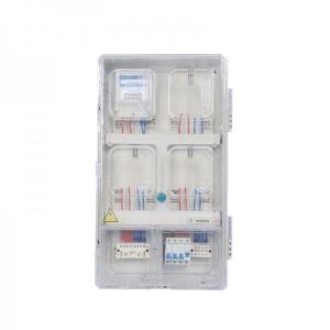 Wholesale ISO IEC Single Phase Electric Meter Box 4 Way Abs Distribution Box from china suppliers