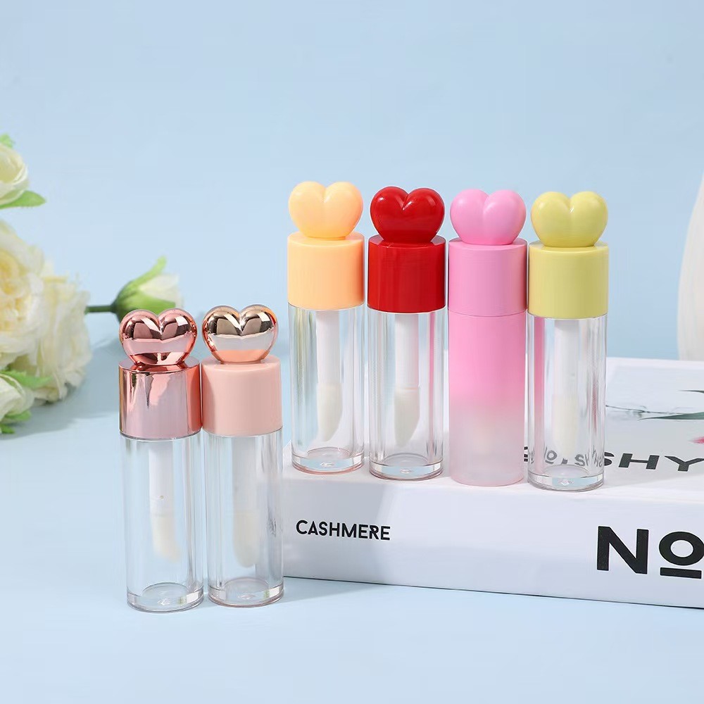 Love Lip Glaze Tube Macron Color Cute Small 5ml For Lip Glaze Liquid Eye Shadow Easy To Carry