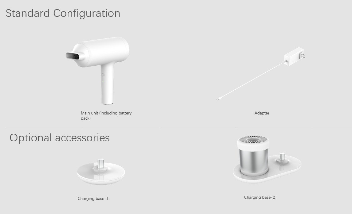 Straight Handle 600W Wireless Blow Dryer Replaceable Battery