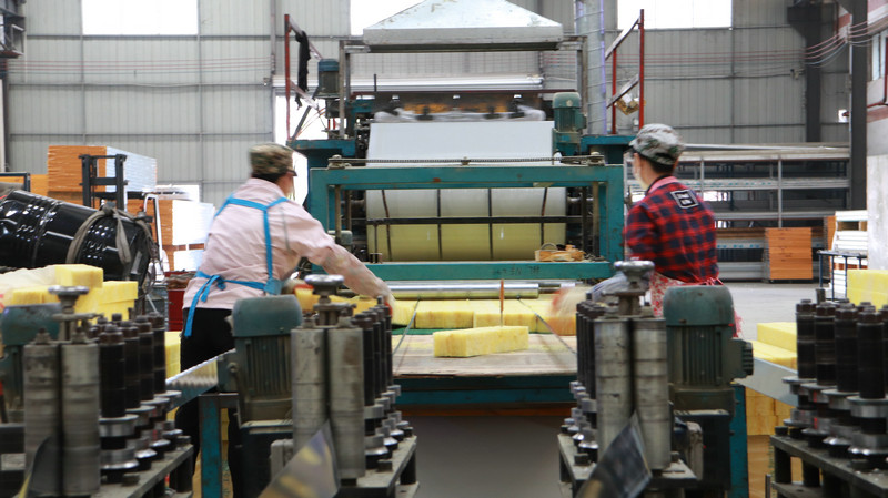 75mm Fiber Glass Wool Sandwich Color Steel Sheet
