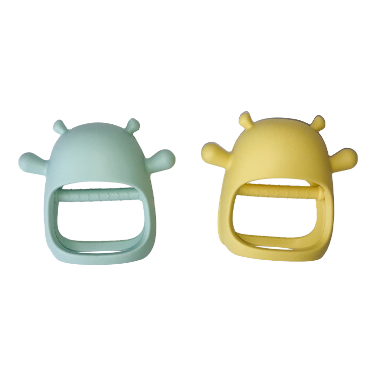 Silicone Baby Teether Customized Hippo Never Drop Diy Handmade Bpa Free