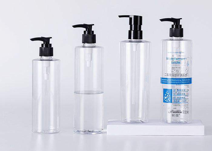 300ml Round Shape Custom Cosmetic Bottles Shampoo Conditioner Bottle