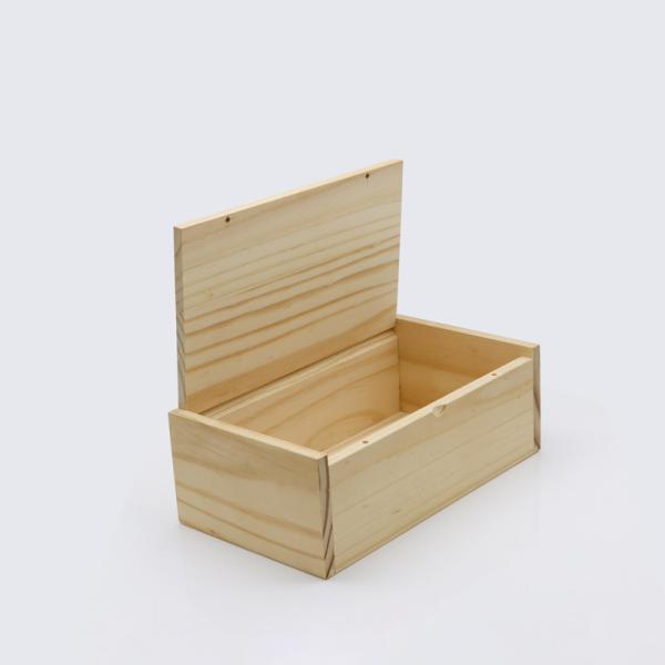 Buy cheap Unfinished Pine Wood Jewelry Display Cases Personalised Jewellery Box With Locking from wholesalers