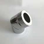 Professional Double Wall Fireplace 45 Degree Bend Pipe Customizable In Chimney