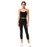 Buy cheap Women Fitness Clothing Yoga Apparel Camisole Lady Cross Back Bra Vest Tank Top product