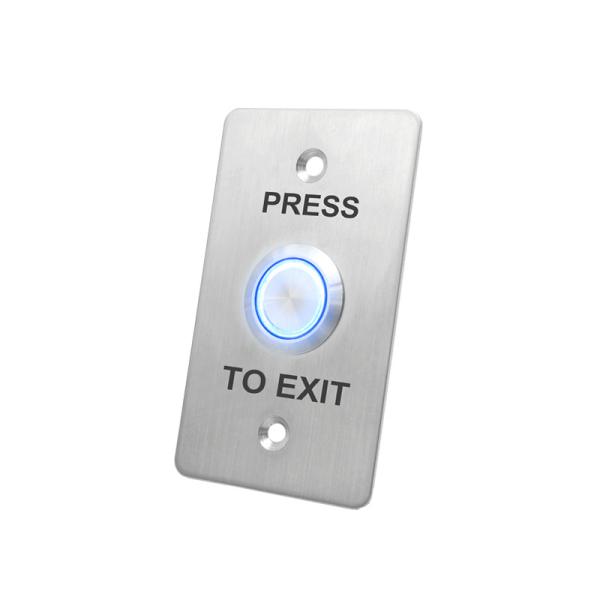 Buy cheap 22mm Led Push Button Switch With European Size Faceplate 12V DC - 24V DC Power from wholesalers